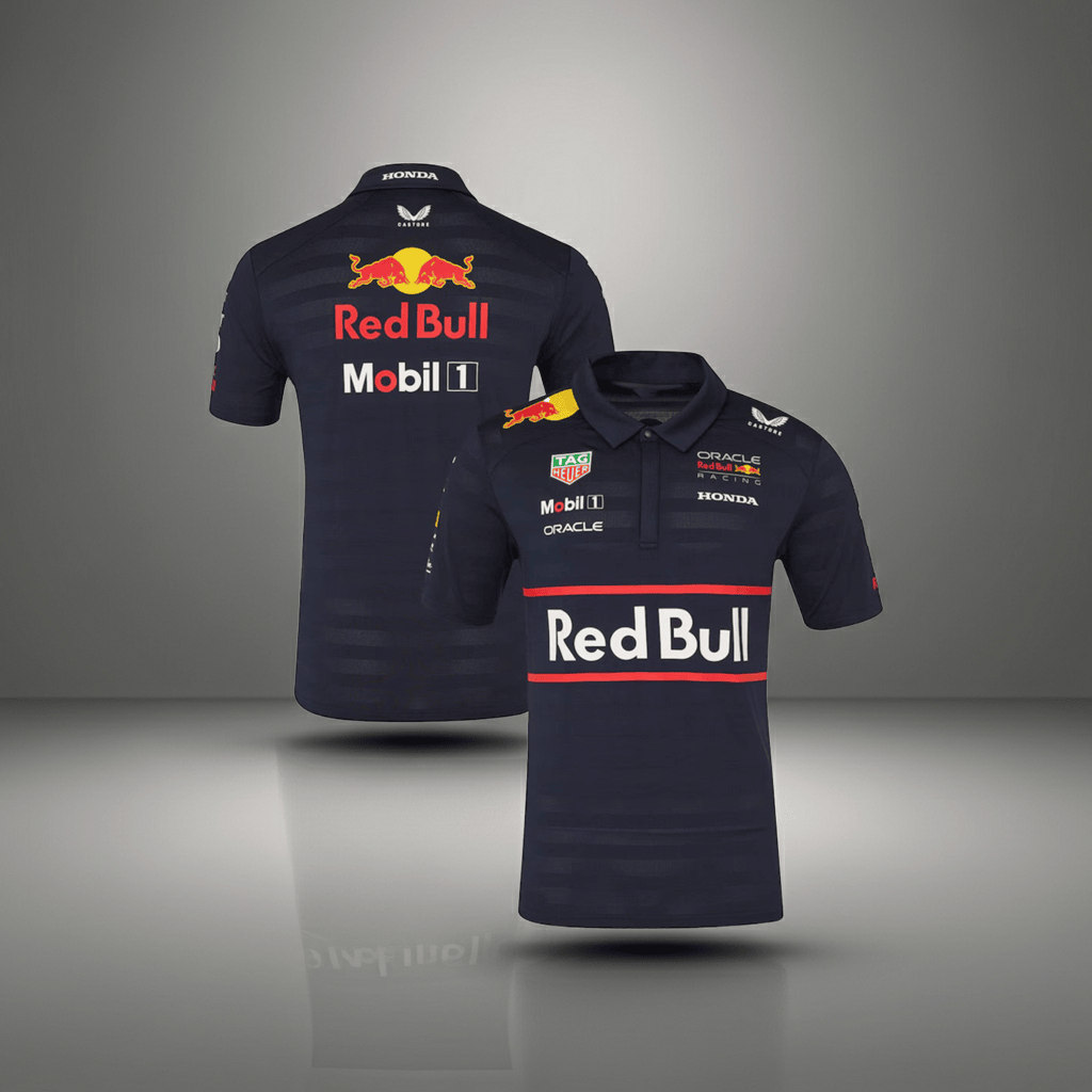 Oracle Red Bull Racing Team Polo Shirt F1 Miami 2026 Merch Husband Gift Idea