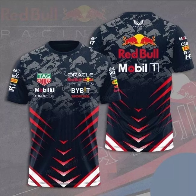 Oracle Red Bull Racing Team Reprint T-Shirt Gifts For Boyfriend