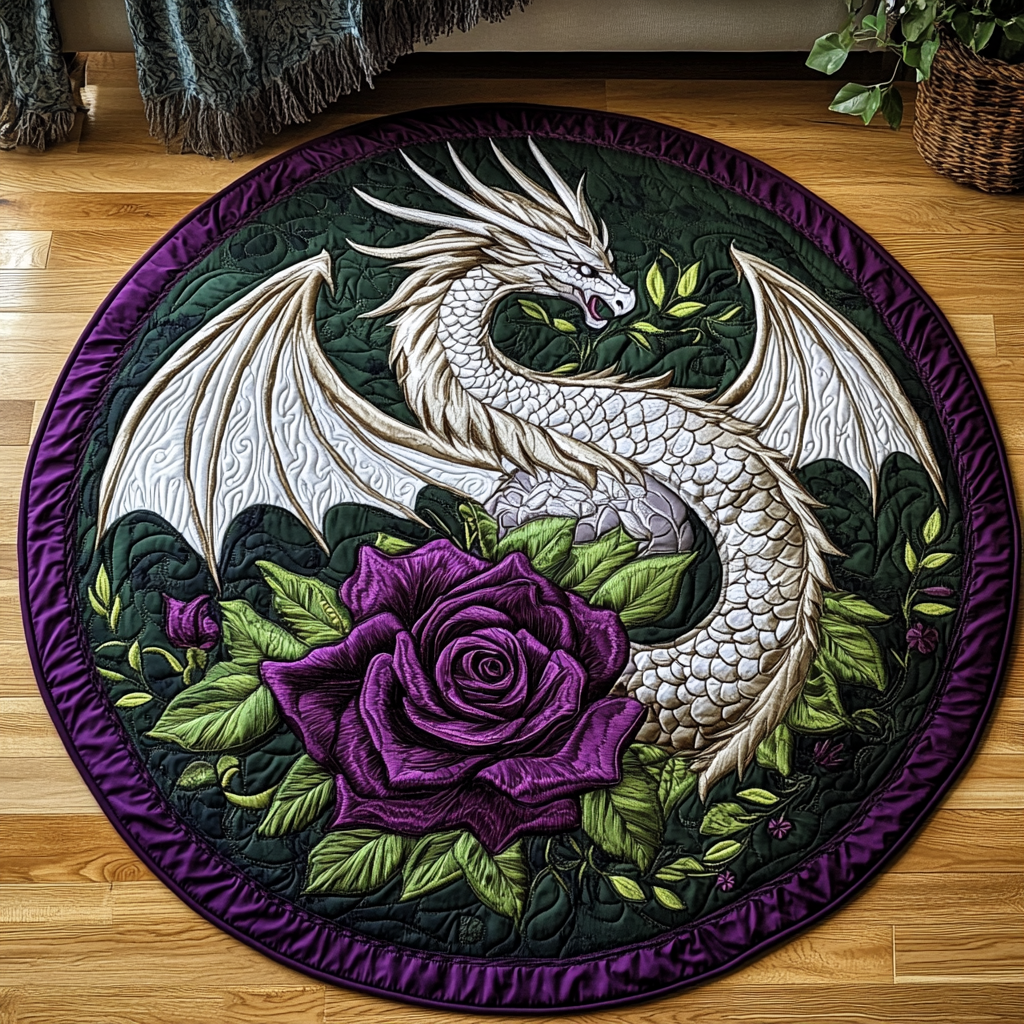 Orb of the Quilted Round Mat Entrance Way Ideas Dragonfly Gifts For Mom