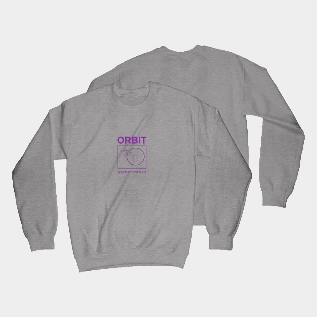 Orbit Merch Moon Sweatshirt Orbit Sweatshirt Gift Ideas For Music Lovers