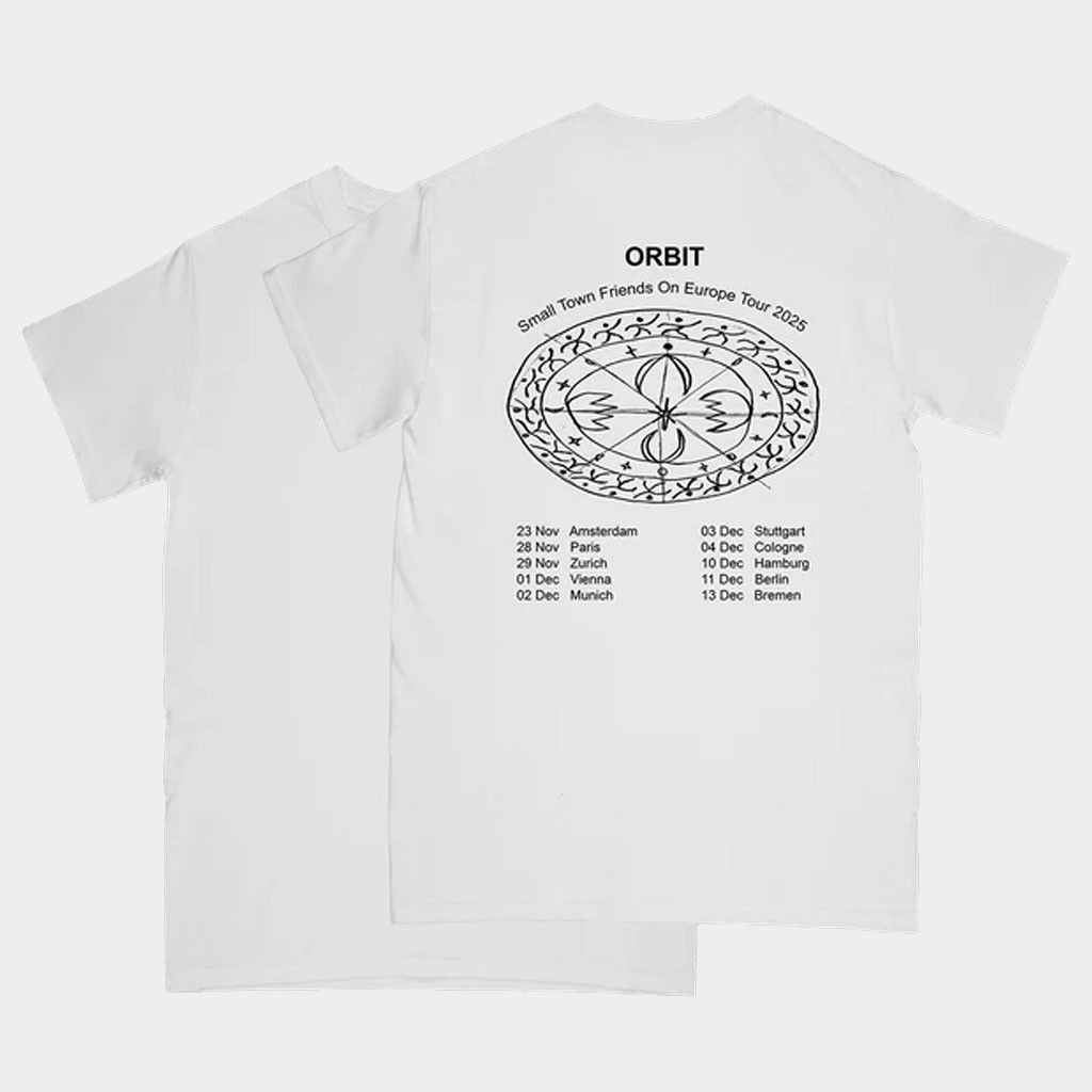 Orbit Merch Small Town Friends On Europe Tour 2025 T-Shirt Cool Gifts For Music Lovers