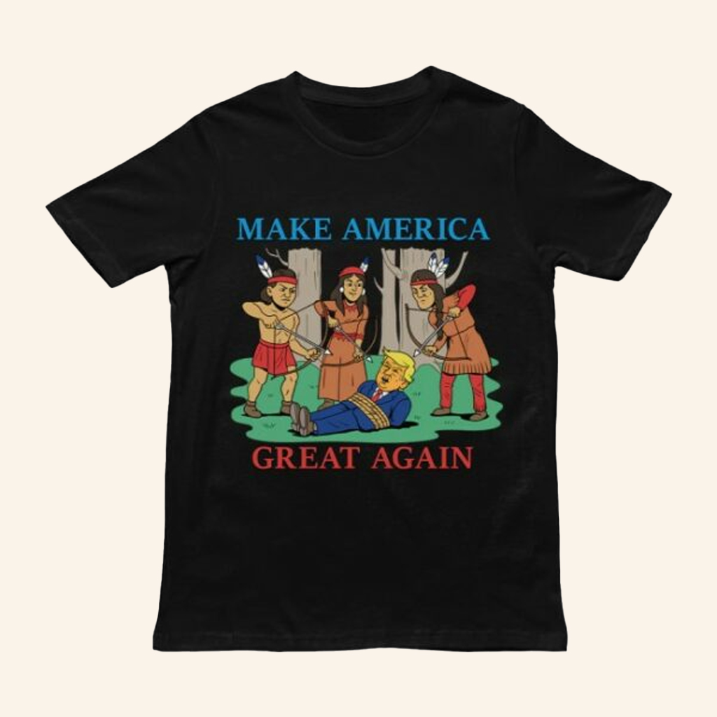 Orbital Clothing Brand Merch Make America Great Again Native Americans T-Shirt Gifts For Dad