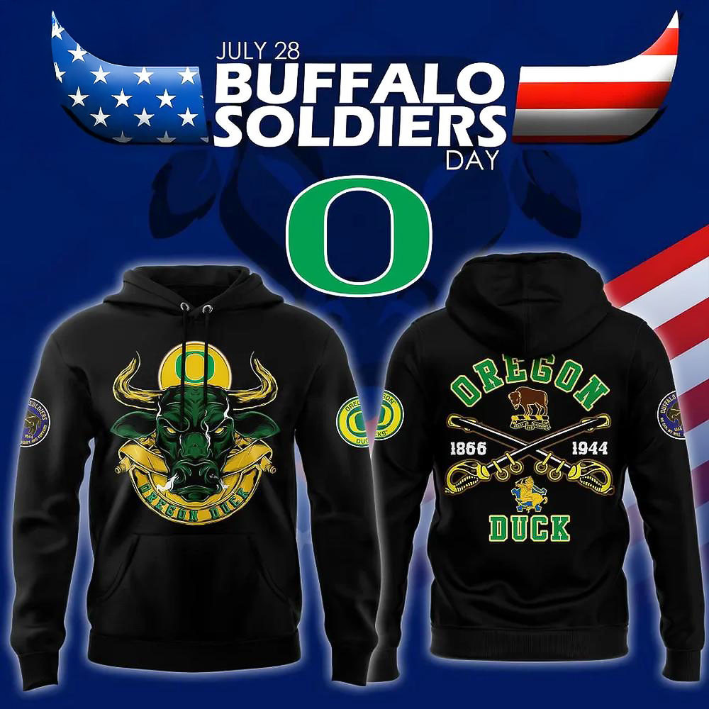 Oregon Ducks 2025 Buffalo Soldiers Day Hoodie Presents For Football Fans