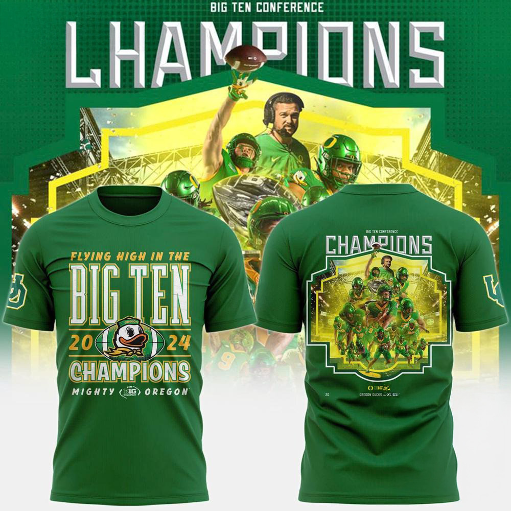 Oregon Ducks Big Ten Champions Shirt Unique Gifts For Football Fans