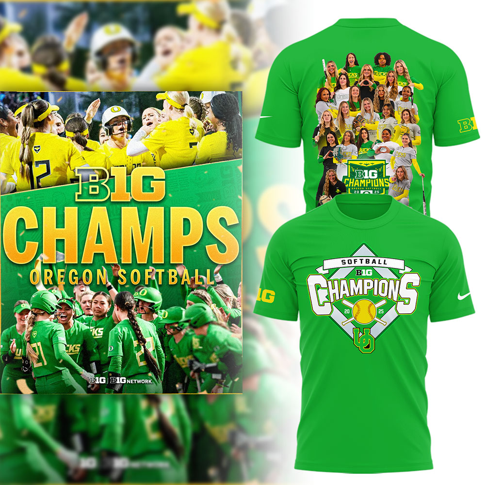 Oregon Softball x Big10 Champs Shirt Gift For Softball Lover