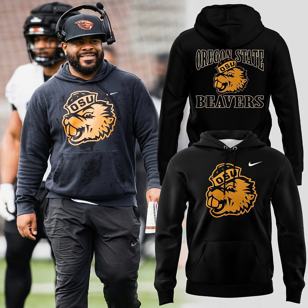 Oregon State Beavers Coach Pickering Old Logo Hoodie