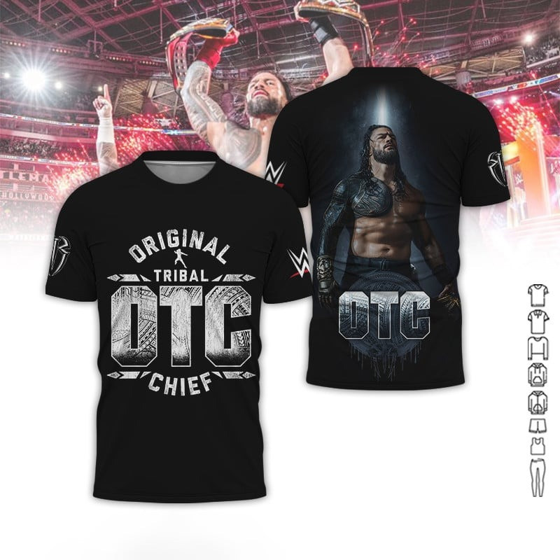 Original Tribal OTC Chief WWE T-Shirt Gift Ideas For Fans