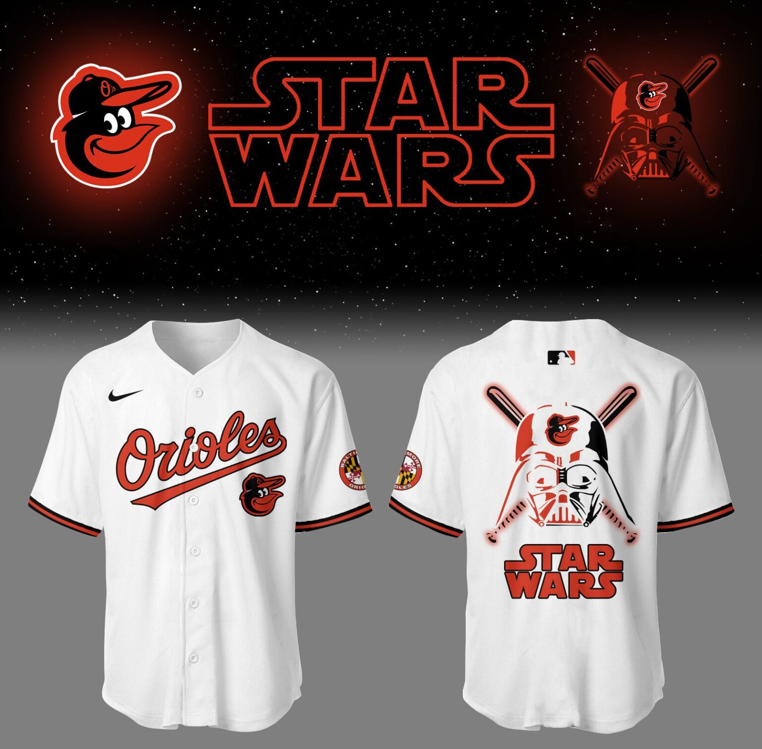 Orioles Baseball 2025 Limited œOrioles x Star Wars Jersey Gifts For Baseball Fans