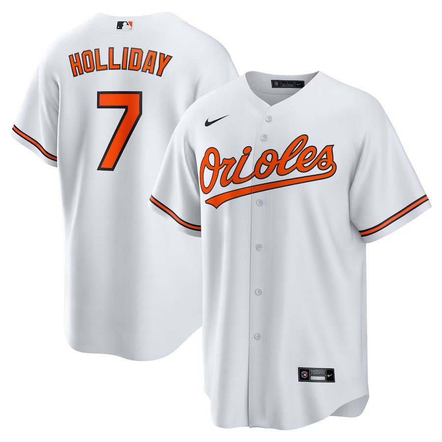 Orioles Jackson Holliday White Home Player Jersey Gifts For Baseball Fans