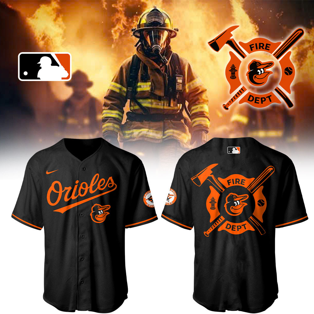Orioles x Firefighter Appreciation Night Jersey Baseball Mom Gifts