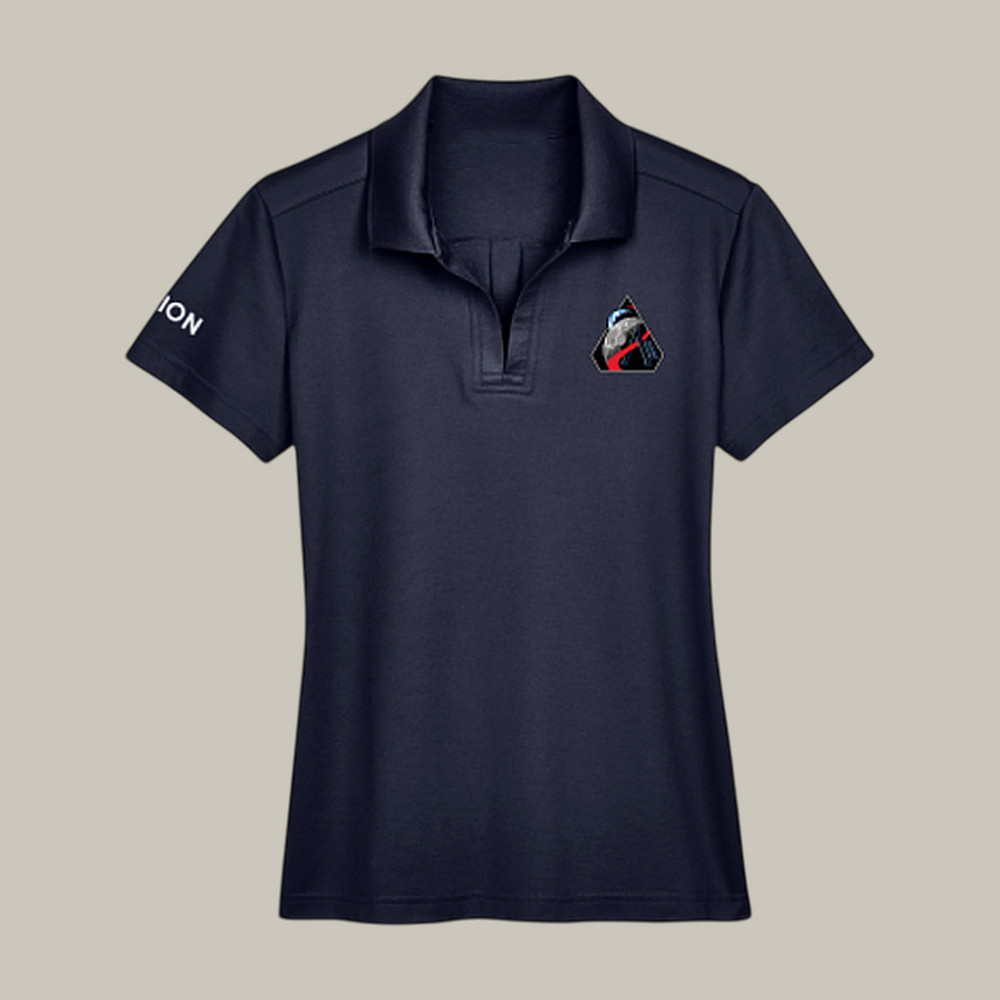 Orion Artemis II NASA Polo Shirt Modern NASA Graphic Tee Best Gift For Astrophiles