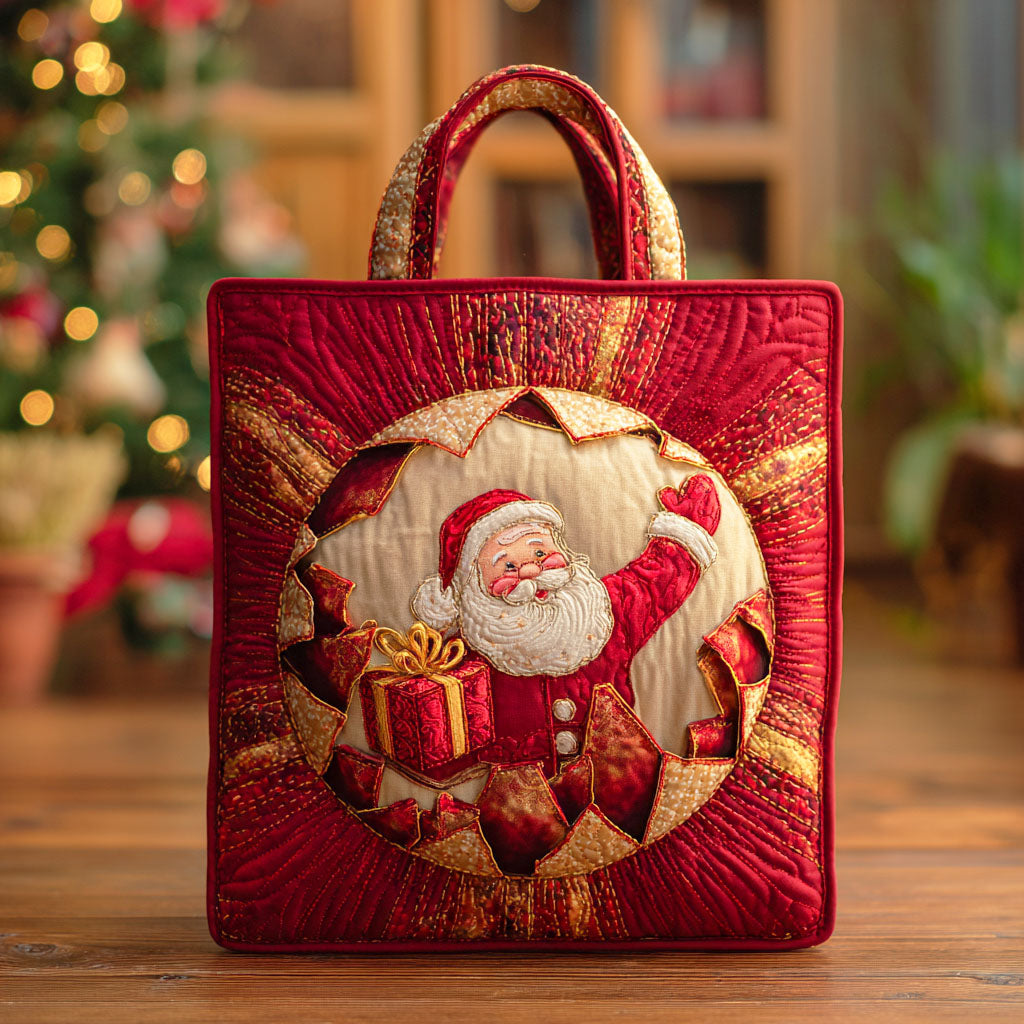 Ornament Breaker Quilted Tote Bag Christmas Gift For Inlaws