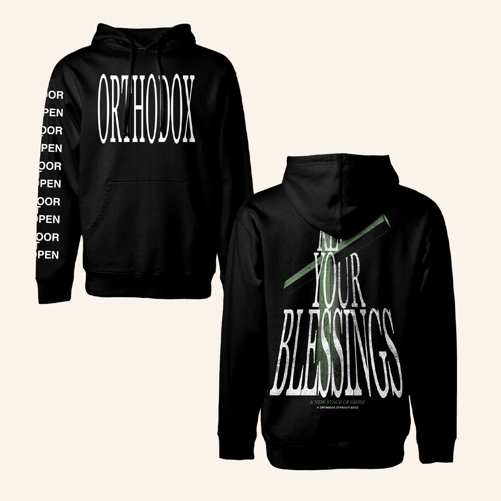 Orthodox Merch Keep Your Blessings Black Hoodie Presents For Music Lovers