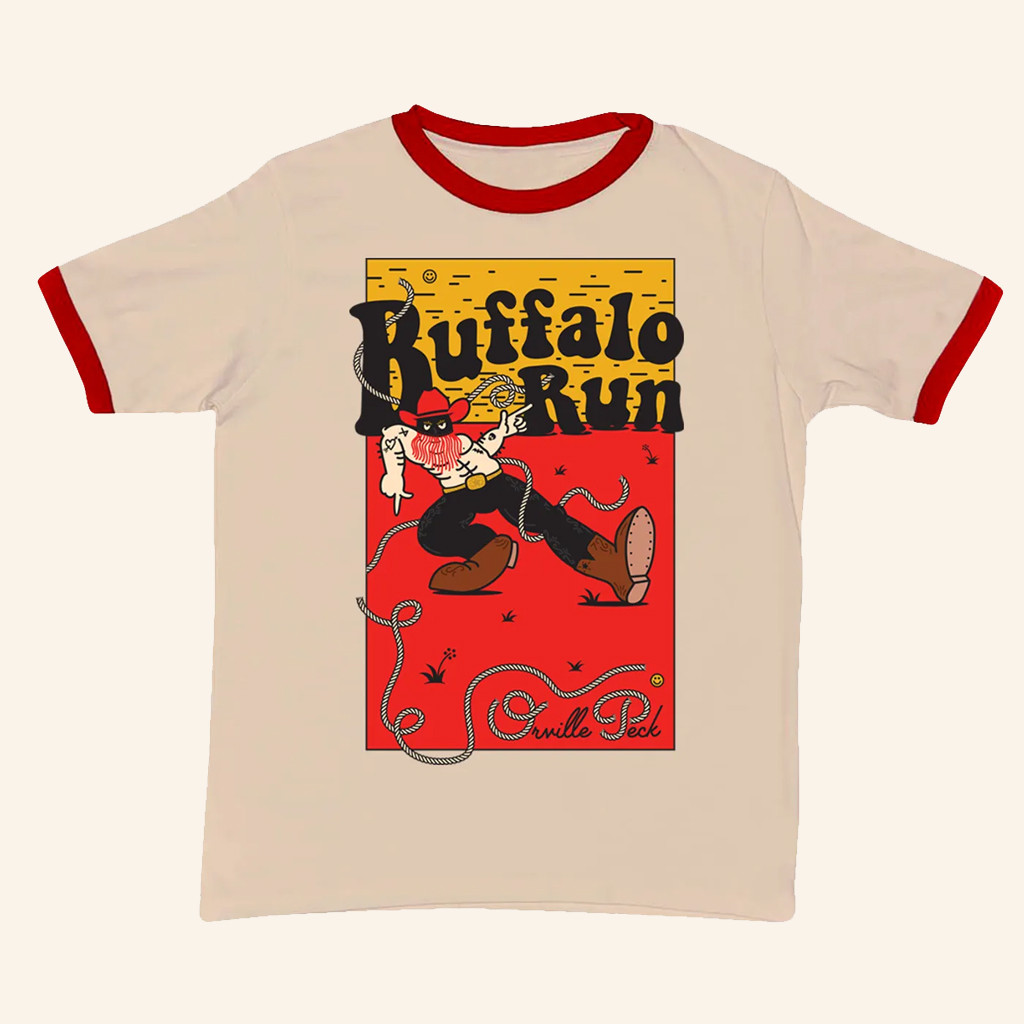 Orville Peck Merch Buffalo Run T-Shirt Cool Gifts For Music Lovers Orville Peck Merch Buffalo Run T-Shirt Cool Gifts For Music Lovers