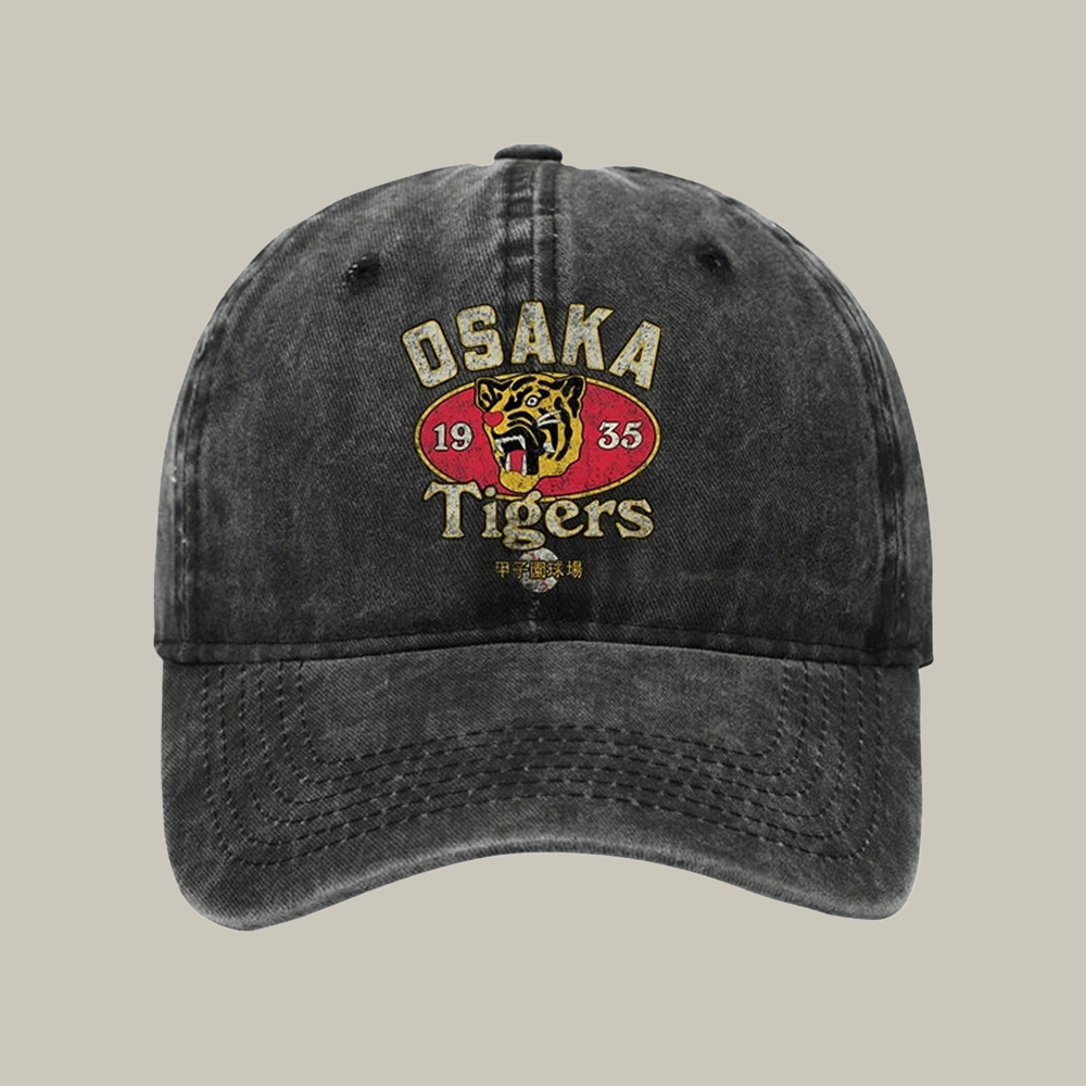 Osaka Tigers 1935 Washed Cap Vintage Baseball Caps Christmas Gifts For Boyfriend