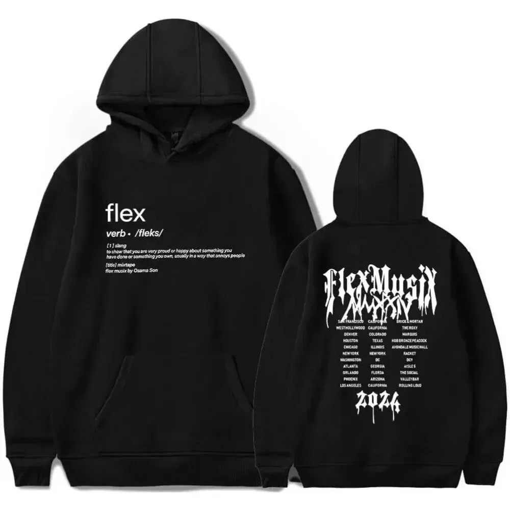 Osamason Flex Tour 2024 Double-Sided Unisex Hoodie Gift For Fans