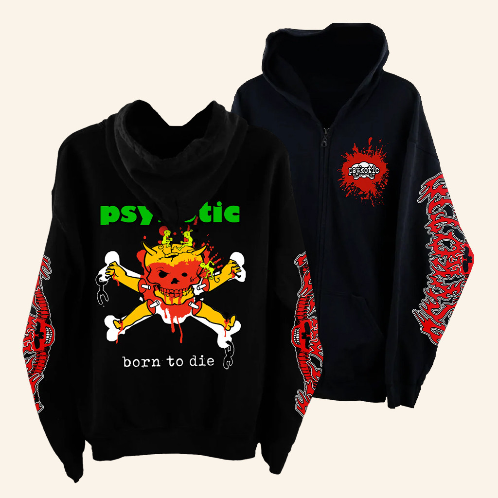 Osamason Merch Born To Die Zip Hoodie Gift Ideas For Hip Hop Lovers