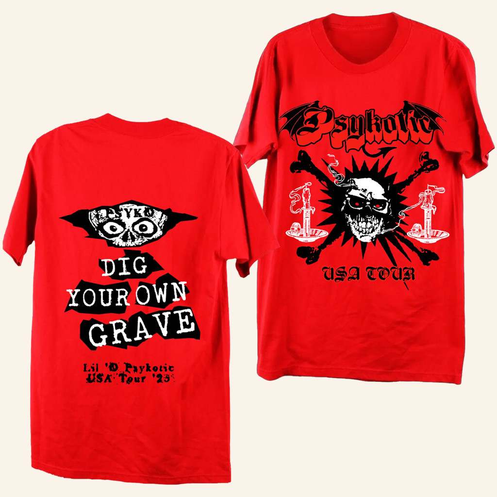 Osamason Merch Ritual T-Shirt Psykotic USA Tour Shirt Gifts For Rap Lovers