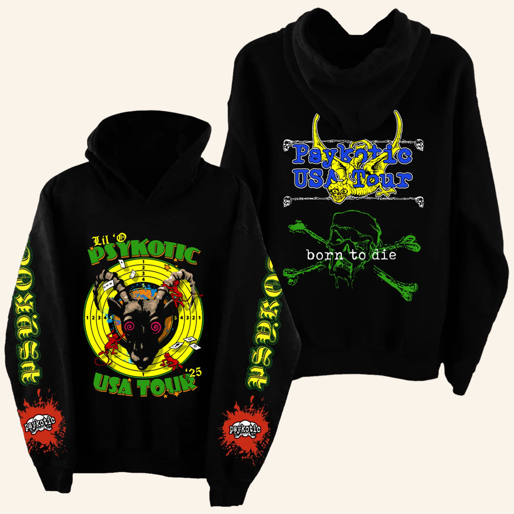Osamason Merch Target Practice Hoodie Psykotic USA Tour Merch Gifts For Rap Lovers