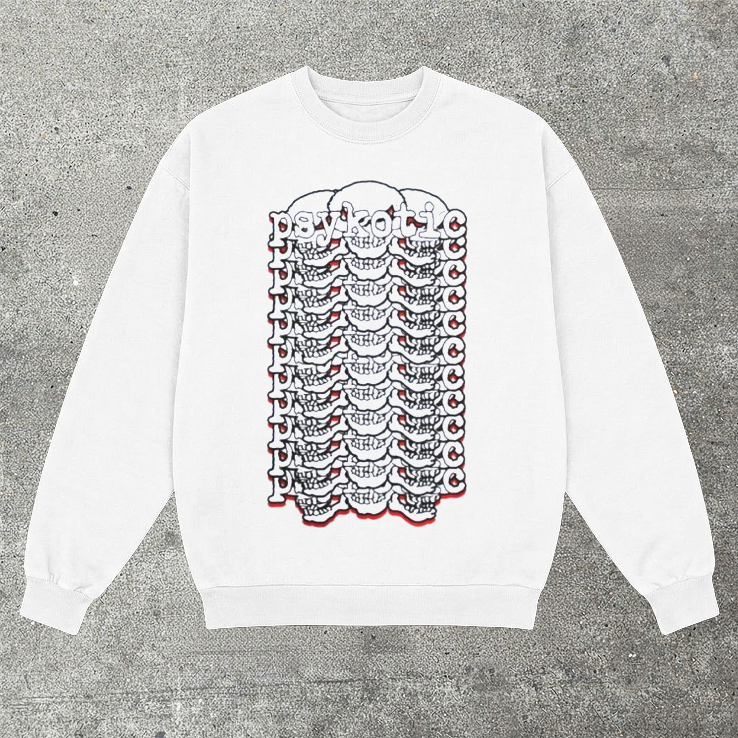 Osamason Psykotic Skull Sweatshirt Trending Hip Hop Rap Artist Merch Best Gift For Music Lovers