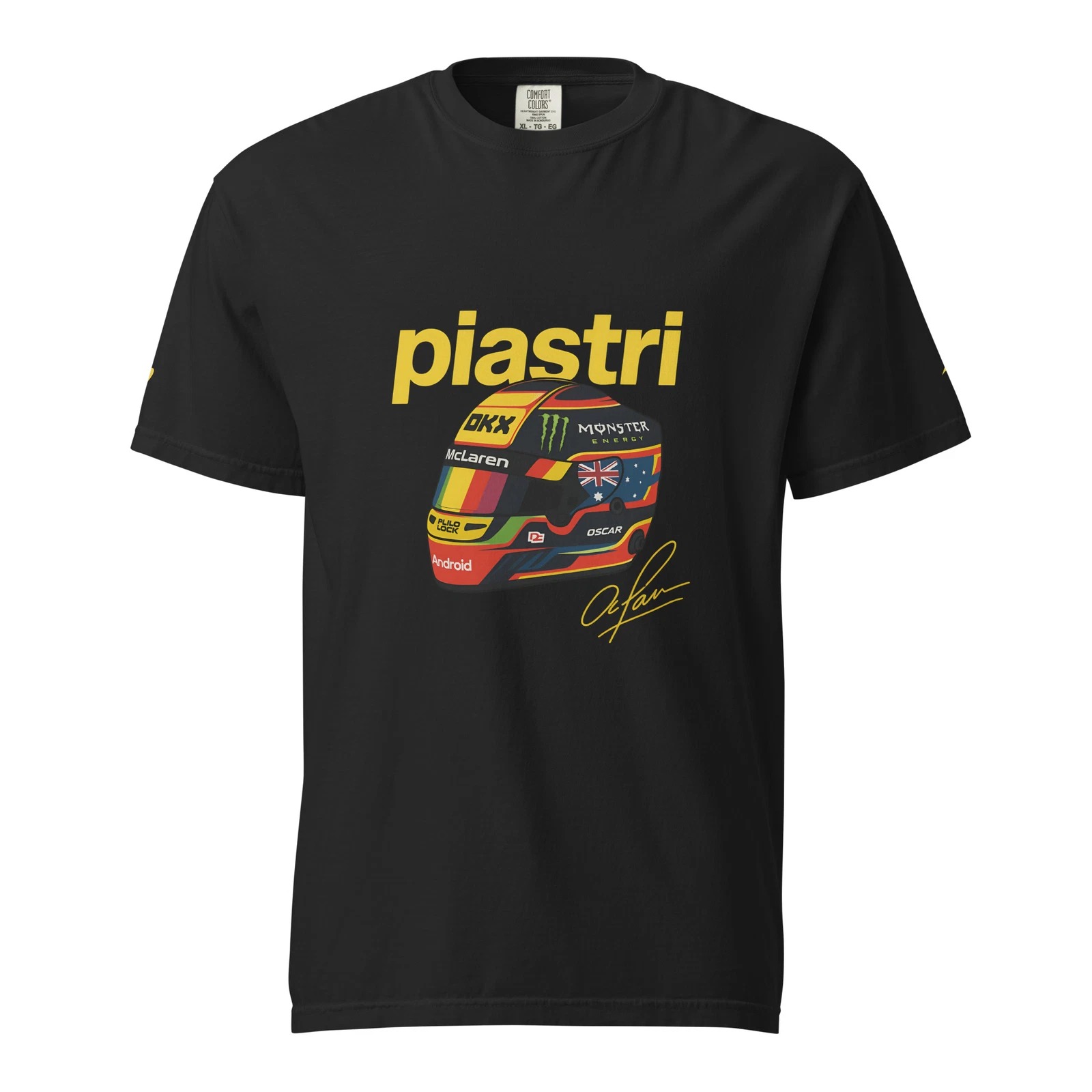 Oscar Piastri 81 Mclaren F1 2025 Heavyweight T-Shirt Formula 1 Merch Best Gifts For Racing Players