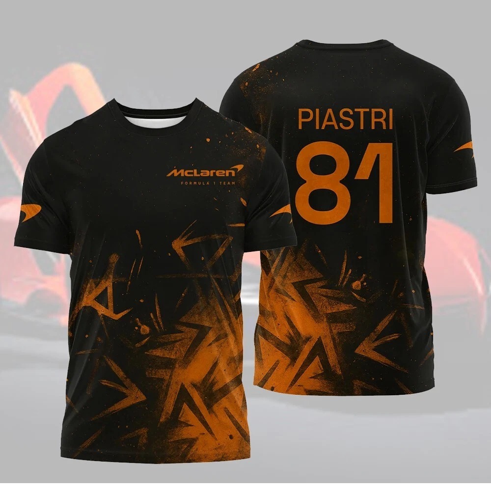 Oscar Piastri Merch Mclaren F1 Merch T-Shirt Best Racing Father'S Day Gifts