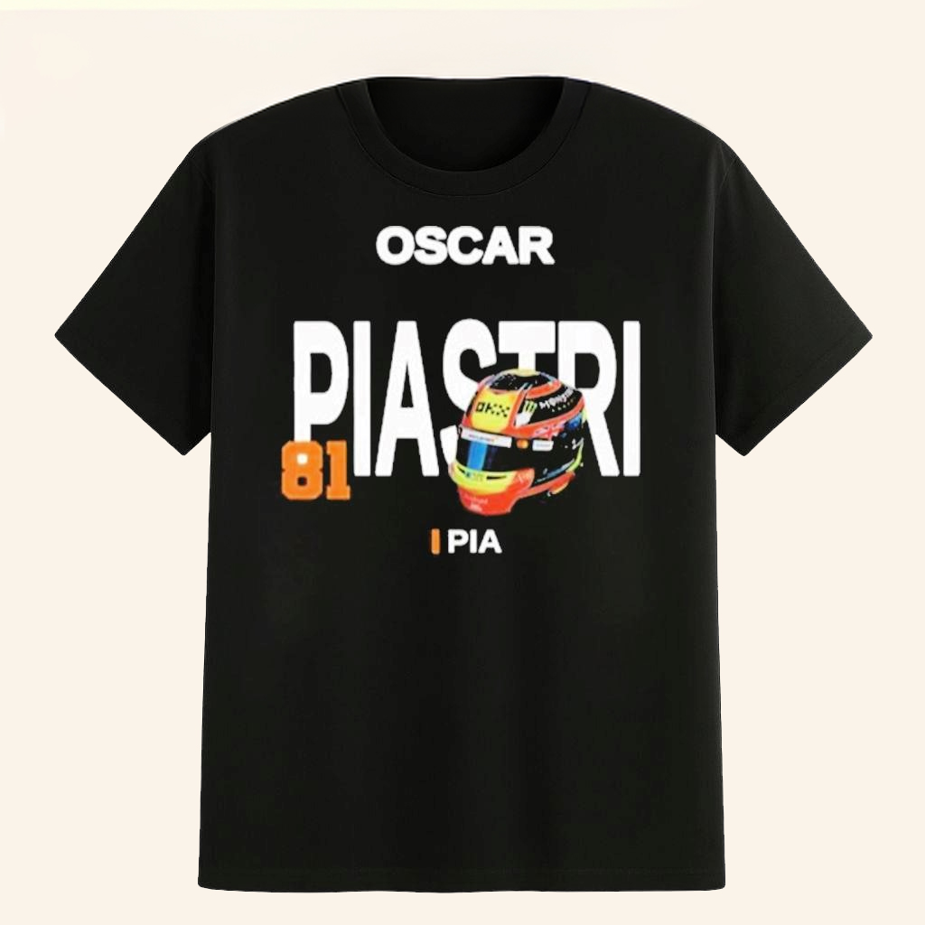 Oscar Piastri PIA81 T-Shirt Oscar Piastri Merch Best Gifts For F1 Fans