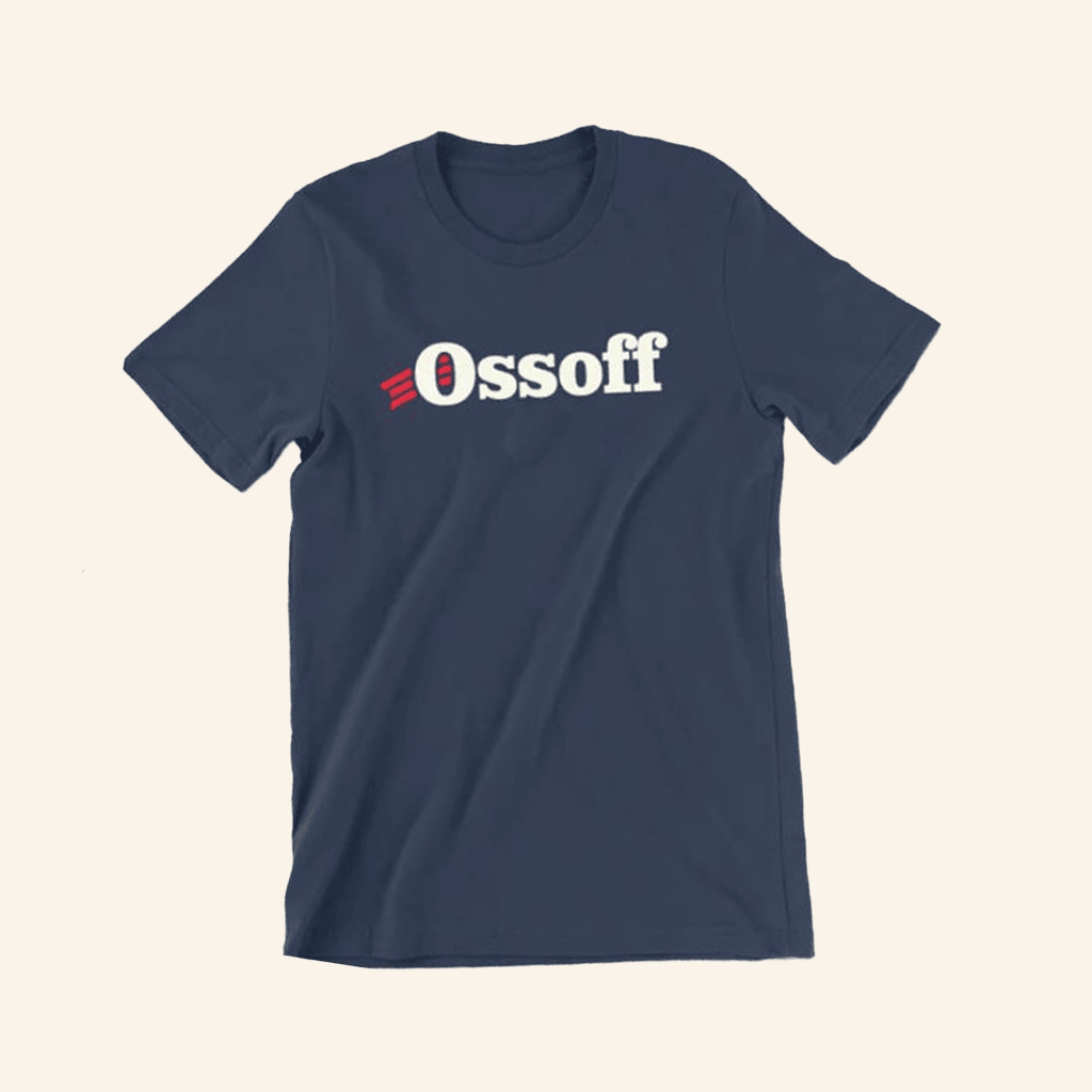 Ossoff For Senate Merch Shop Classic Logo Navy T-Shirt Presents For Dad Ossoff For Senate Merch Shop Classic Logo Navy T-Shirt Presents For Dad
