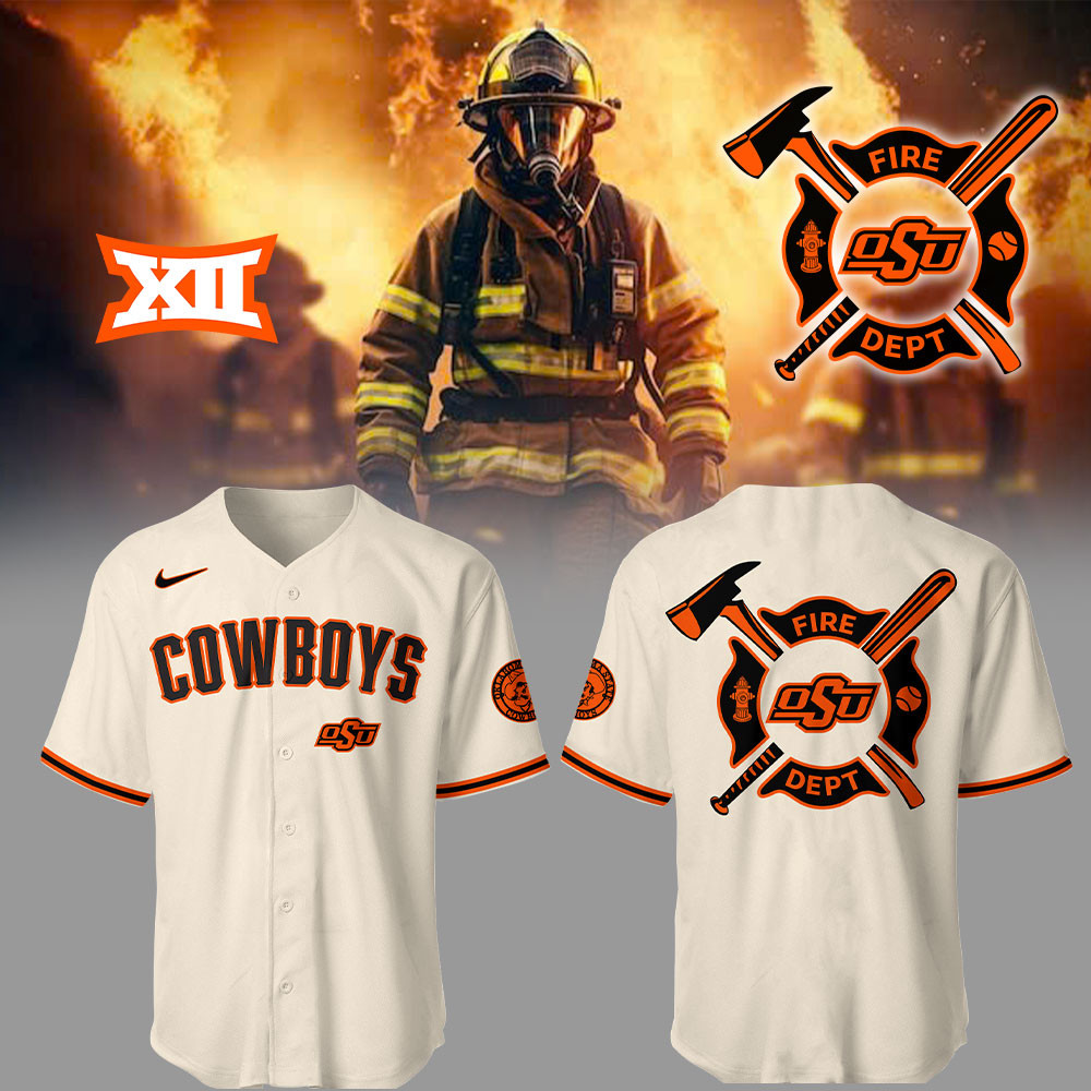OSU Baseball x Firefighter Appreciation Night Jersey Baseball Mom Gifts