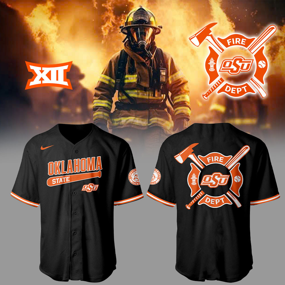 OSU Baseball x Firefighter Appreciation Night Jersey Gifts For Baseball Players