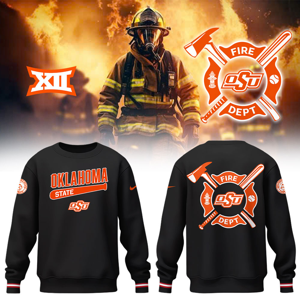 Osu Baseball X Firefighter Appreciation Sweatshirt Gifts For Baseball Fans