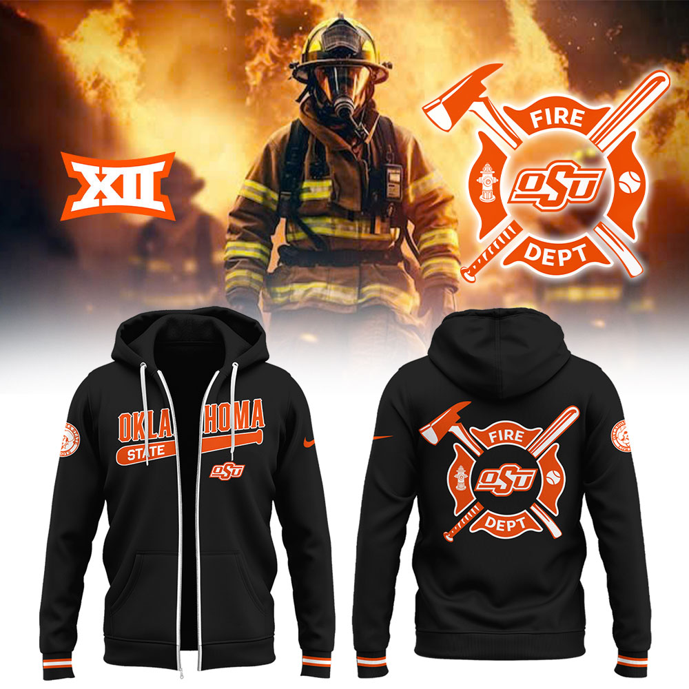 Osu Baseball X Firefighter Appreciation Zip Hoodie Baseball Fan Gifts