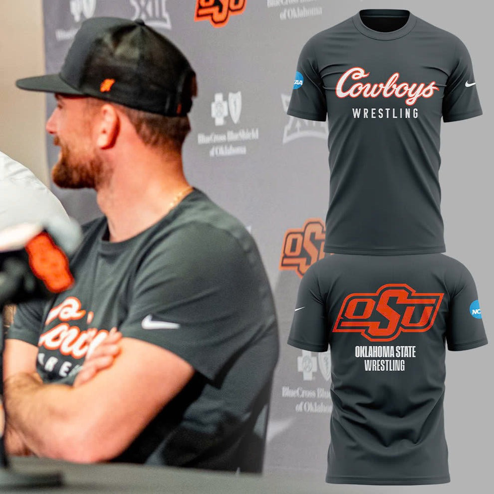 OSU Cowboy Wrestling T-Shirt Oklahoma State Wrestling Shirt Apparel