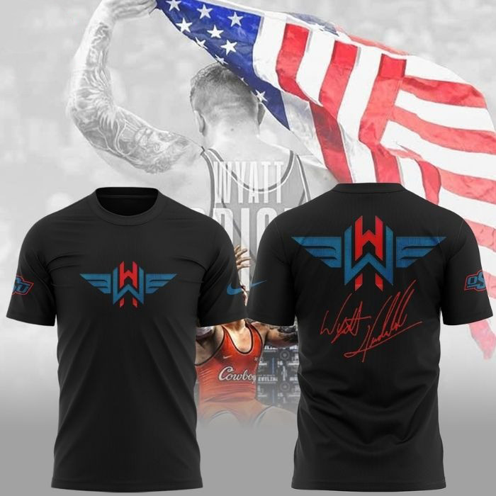 OSU Cowboy Wrestling Wyatt Hendrickson T-Shirt Best Gifts For Football Fans