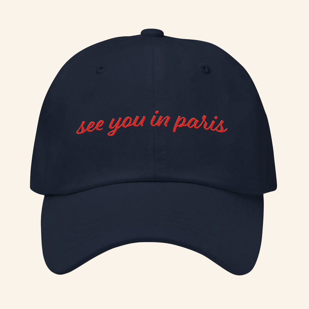 Otium Merch See You In Paris Hat Embroidered Christmas Gifts For Dad Otium Merch See You In Paris Hat Embroidered Christmas Gifts For Dad