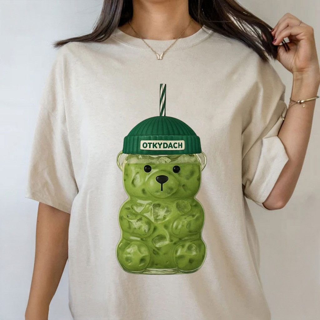 Otkydach Bearista Cup Matcha Bear T-Shirt Gifts For Matcha Lovers Otkydach Bearista Cup Matcha Bear T-Shirt Gifts For Matcha Lovers