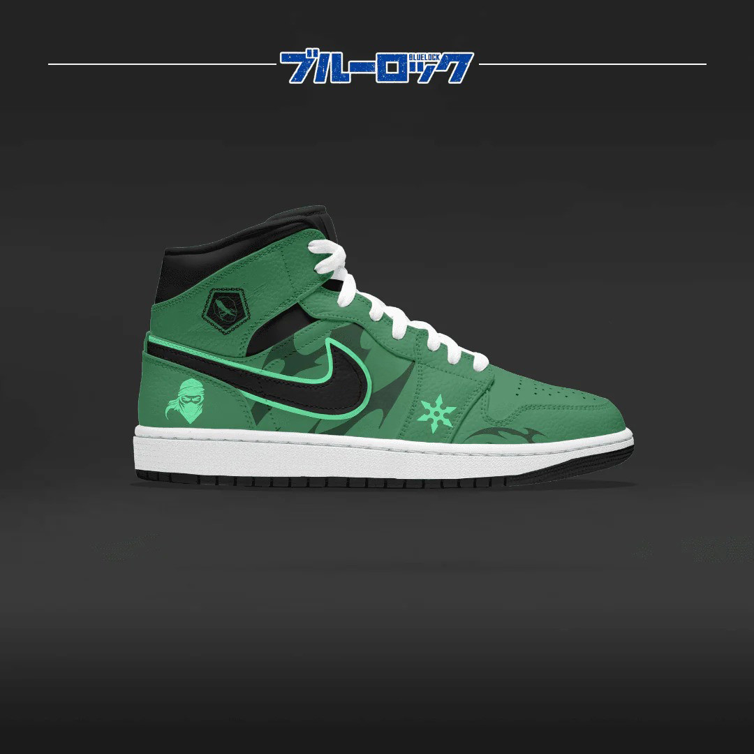 Otoya Blue Lock Anime Air Jordan High Top Shoes Gifts For Anime Lovers