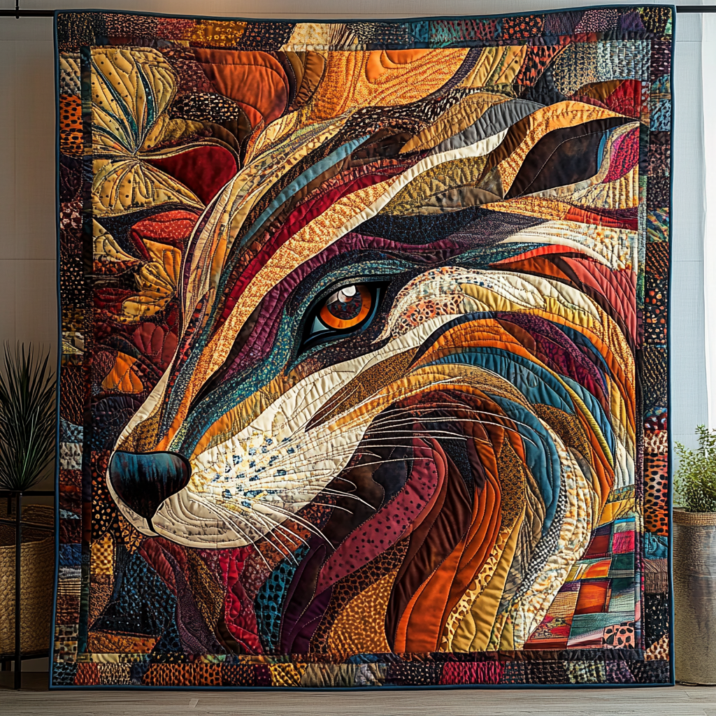 Otter Native Quilted Blanket Unique Blankets And Throws