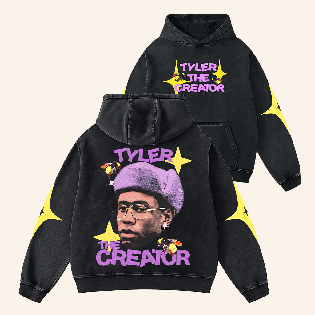 Our Karma Clothing Merch Tyler The Creator Star Hoodie Gifts For Rap Lovers