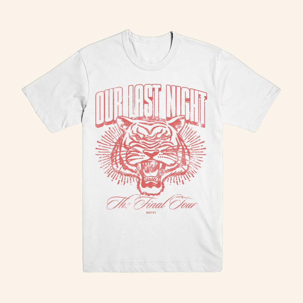 Our Last Night Merch Tiger Tour T-Shirt Birthday Presents For Father Our Last Night Merch Tiger Tour T-Shirt Birthday Presents For Father