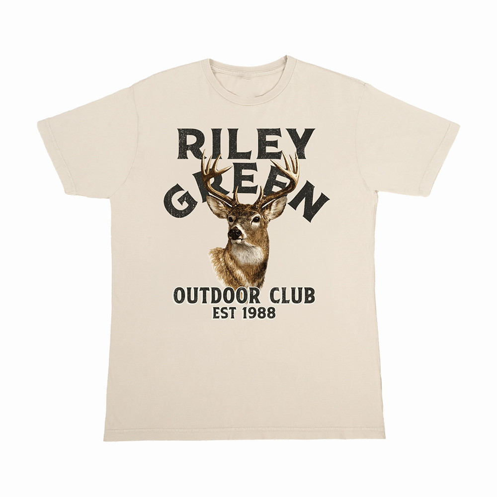 Outdoor Club Est 1988 Riley Green T-Shirt Deer Art Riley Green Lover Merch Gift For Best Friends