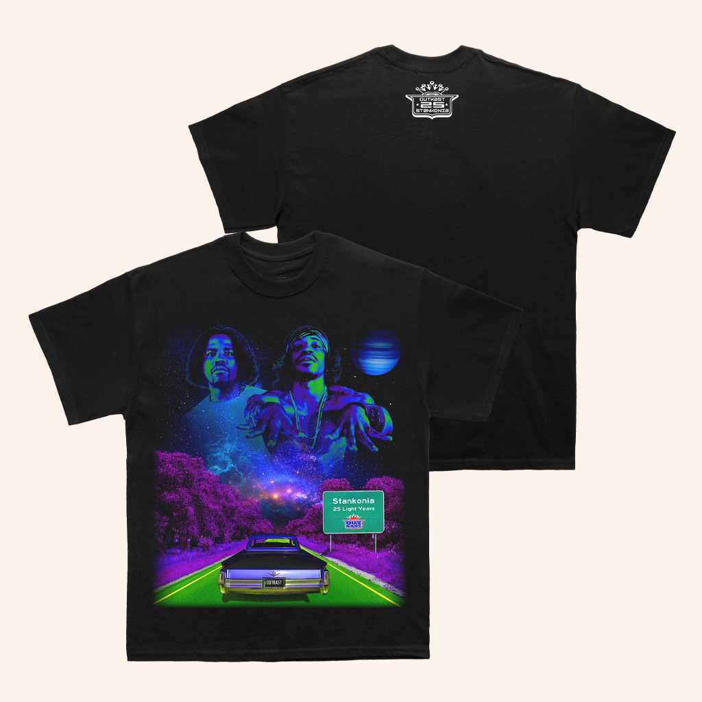 Outkast Merch Outkast Stankonia Highway Black T-Shirt Birthday Presents For Dad Outkast Merch Outkast Stankonia Highway Black T-Shirt Birthday Presents For Dad
