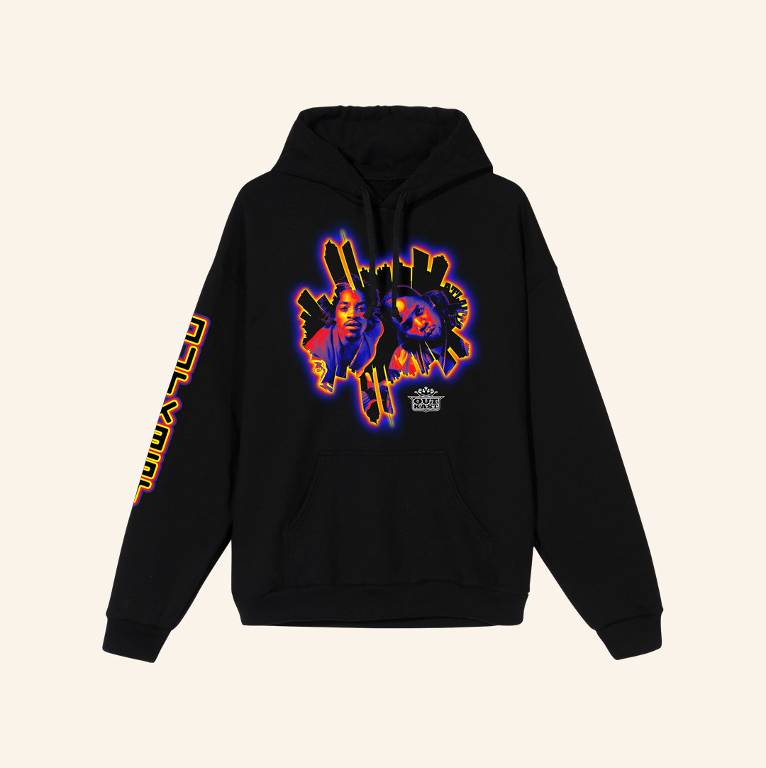Outkast Merch Store Outkast Skyline Hoodie Black Outkast Merch Store Outkast Skyline Hoodie Black