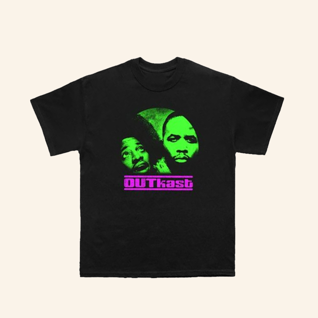 Outkast Store Merch Neon Look Tee Outkast Store Merch Neon Look Tee