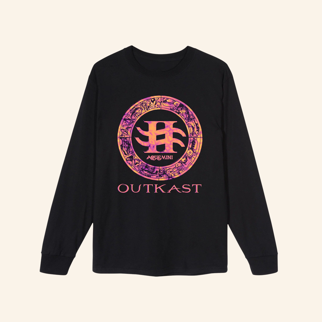 Outkast Store Merch Outkast Aquemini Logo Longsleeve Outkast Store Merch Outkast Aquemini Logo Longsleeve