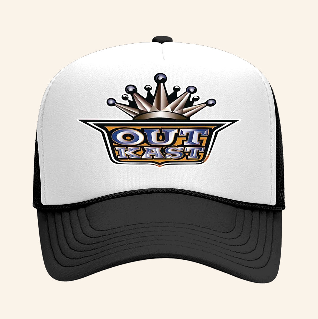 Outkast Store Merch Outkast Metal Logo Trucker Hat Black Outkast Store Merch Outkast Metal Logo Trucker Hat Black