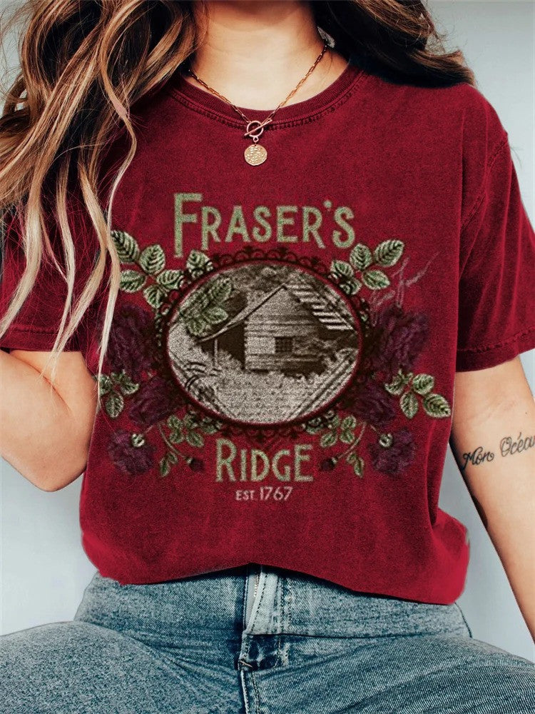 Outlander Merch T-Shirt Fraser'S Ridge Outlander Shirt Sassenach Merch Birthday Gift for Husband
