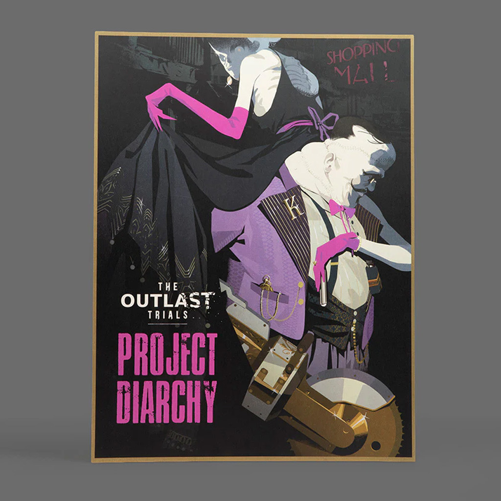 Outlast Trials Merch Project Diarchy Poster Wall Art Decor Gifts For Game Lovers