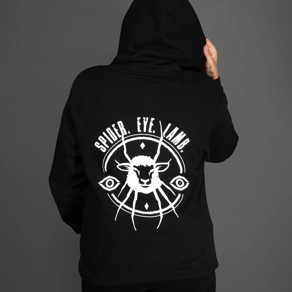 Outlast Trials Merch Spider Eye Lamb Activation Phrase Hoodie Gifts Ideas For Game Lovers