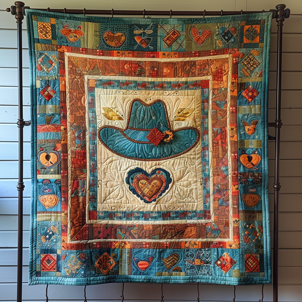 Outlaw Ornament Quilted Blanket Gift Ideas For Cow Lovers